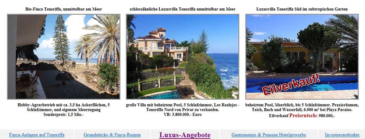 diverse Teneiffa Immobilien-bilder