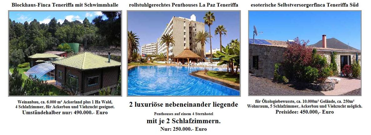 diverse Teneiffa Immobilien-bilder